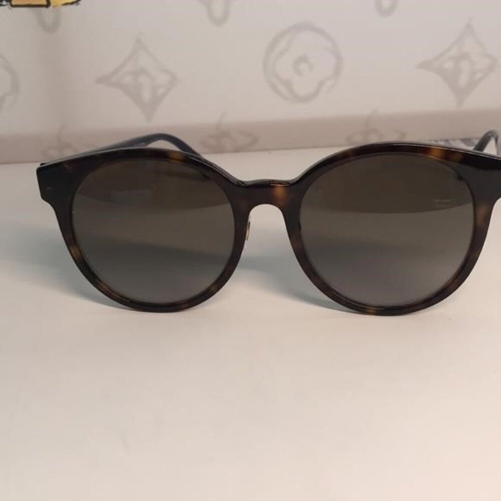 New Authentic Gucci GG0416SK 003 Havana Brown Gradient Sunglasses - Picture 5 of 15